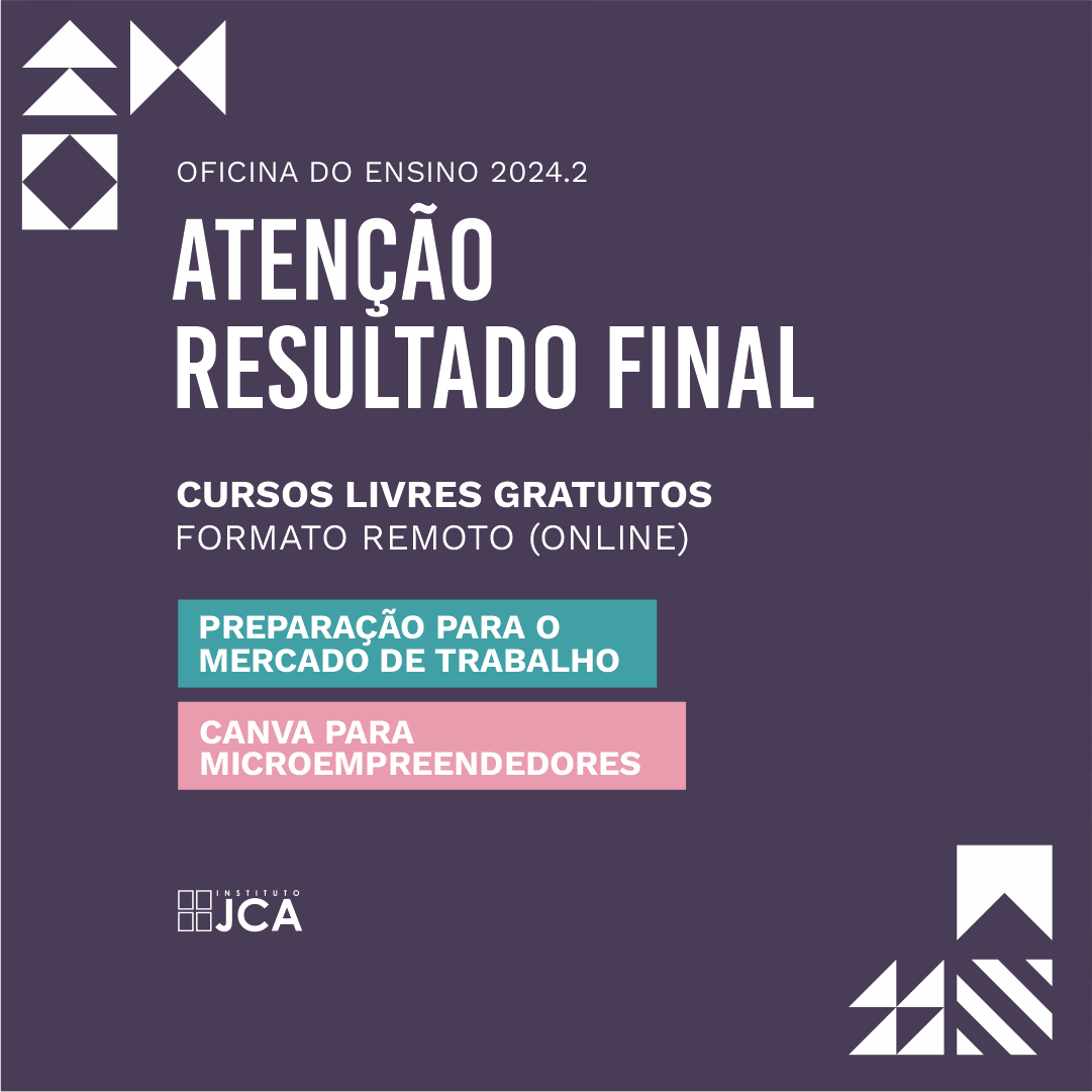 Resultado Final Oficina do Ensino 2024.2